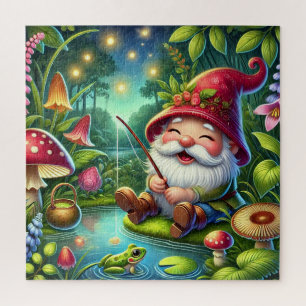 Whimsical Gnome Gevist door A Magical Forest Legpuzzel