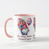 Whimsical Gnome-tastic Beste moeder ooit Mok (Links)