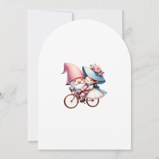 Whimsical Gnomes Fun Wedding Invitation  (Dos)
