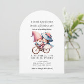 Whimsical Gnomes Fun Wedding Invitation (Debout devant)