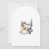 Whimsical Gnomes Fun Wedding Invitation  (Dos)