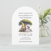 Whimsical Gnomes Fun Wedding Invitation (Debout devant)