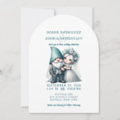 Whimsical Gnomes Fun Wedding Invitation  (Devant)