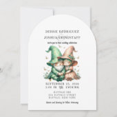 Whimsical Gnomes Fun Wedding Invitation  (Devant)