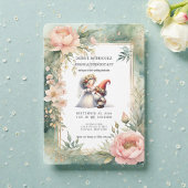Whimsical Gnomes Fun Wedding Invitation 