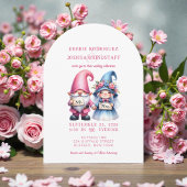 Whimsical Gnomes Fun Wedding Invitation 