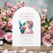 Whimsical Gnomes Fun Wedding Invitation 