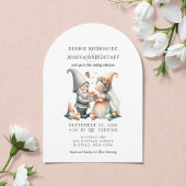 Whimsical Gnomes Fun Wedding Invitation