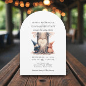 Whimsical Gnomes Fun Wedding Invitation 