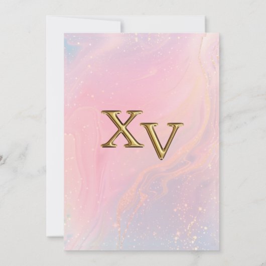 Whimsical Gold Fairy Pixie Invitation (Dos)