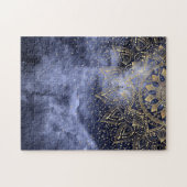 whimsical gold mandala confetti design legpuzzel (Horizontaal)