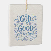 Whimsical Good is een goede typografie Keramisch Ornament (Rechts)