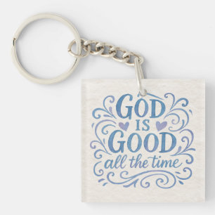 Whimsical Good is een goede typografie Sleutelhanger