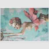 Whimsical Gothic Gargoyle Fairy Decoupage Tissuepapier (Voorkant)
