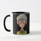 Whimsical Grandma – Kind Ones Vintage Elegance Mug (Gauche)