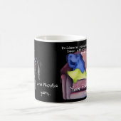 Whimsical Grappige Hond Innocent Zwart Koffiemok (Center)