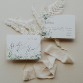 Whimsical Greenery en Gold | Matron of Honor Kaart