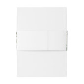 Whimsical Greenery en Gold Uitnodigingen Wikkel (Achterkant Voorbeeld)