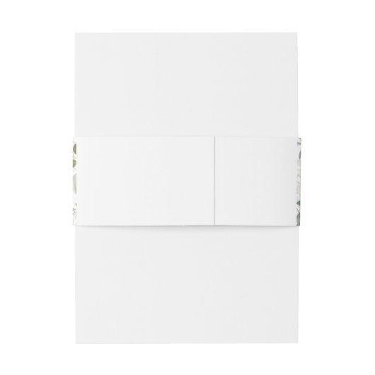 Whimsical Greenery en Gold Uitnodigingen Wikkel (Achterkant Voorbeeld)