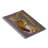 Whimsical Guinea Pig Harp Notebook  Notitieboek (Rechterzijde)