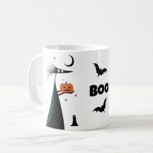Whimsical Halloween 'BOO!' met Spooky karakter