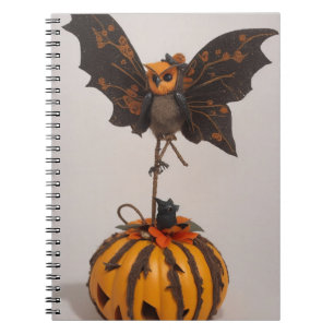Whimsical Halloween Delights Fairy-Theme Notitiebo Notitieboek