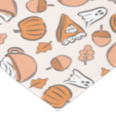 Whimsical Halloween Herfst Ghosts Pumpkin Pie Acor Tafelkleed (Gekanteld)