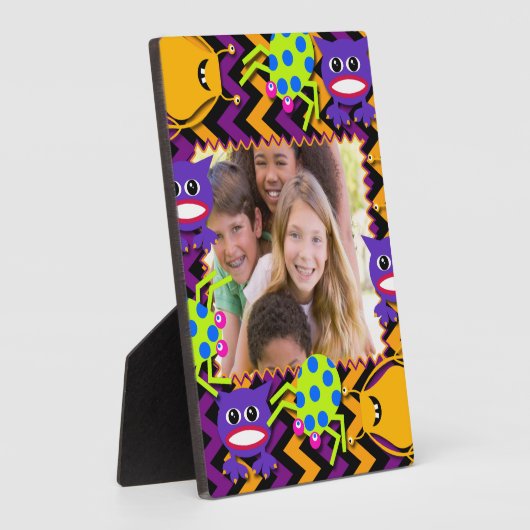 Whimsical Halloween Monsters Photo Keepomwille Fotoplaat (Zijkant)