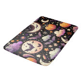 Whimsical Halloween Night Sky Pattern Badmat (Gekanteld)