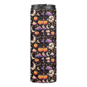 Whimsical Halloween Night Sky Pattern Thermosbeker (Achterkant)