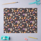 Whimsical Halloween Night Sky Pattern Tissuepapier (Craft)