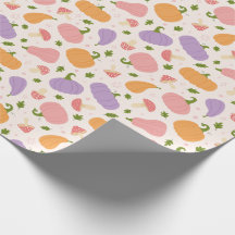 Whimsical Halloween pompoenen en paddenstoelen pat