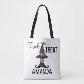 Whimsical Halloween Typography Fun Custom Kinder Draagtas (Voorkant)