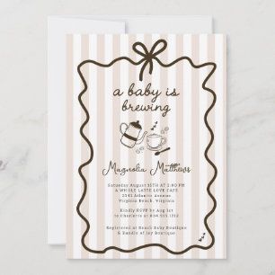 Whimsical Hand Drawn Baby is het brouwen van Baby Kaart