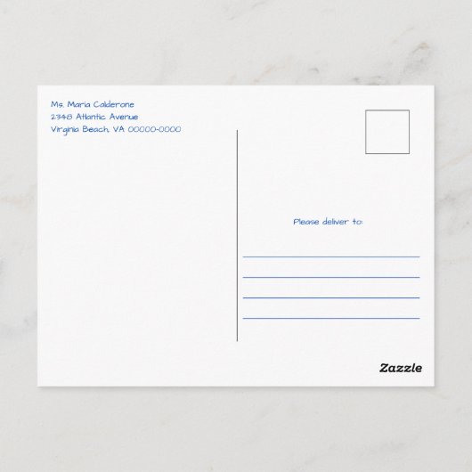 Whimsical Hand Drawn Baby shower Brunch Briefkaart (Achterkant)