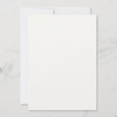 Whimsical Hand Drawn Blue Squiggle Menu Kaart (Achterkant)