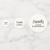 Whimsical Hand Drawn Cheers naar 50 Jaar Verjaarda Confetti (Achterkanten)