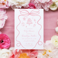 Whimsical Hand Drawn Girl Baby shower