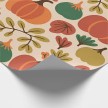 Whimsical Hand-Drawn Herfst Halloween Pompoen Seam