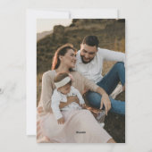 Whimsical Hand Drawn Red Pink Fun Photo Christmas Feestdagenkaart (Achterkant)