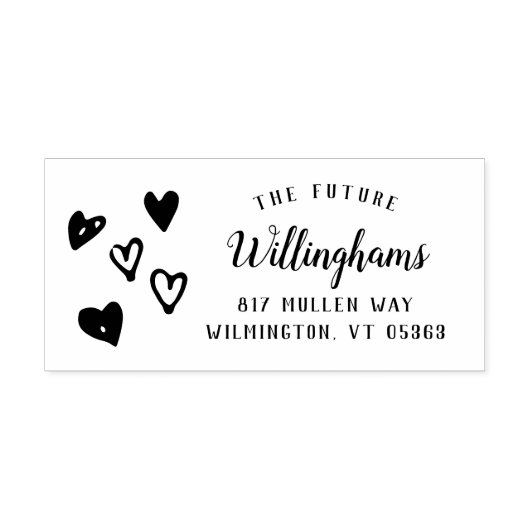 Whimsical Hand Drawn | Weddenschap Zelfinktende Stempel (Design)