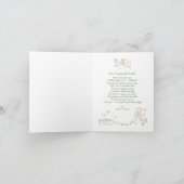 Whimsical Hand getekend net getrouwd auto bruiloft Bedankkaart (Binnen)