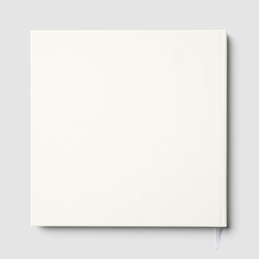 Whimsical Hand getekend Quirky Green bruiloft Gastenboek (Achterkant)