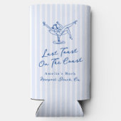 Whimsical Hand Getrokken Blauw Laatste Toast aan d (Achterkant)