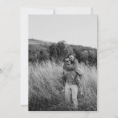 Whimsical Hand Getrokken Bow Candelabra Save the D Kaart (Achterkant)