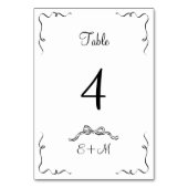 Whimsical Hand getrokken bruiloft Kaart (Voorkant)