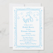 Whimsical Hand getrokken Doodle Custom Vrijgezelle Kaart (Voorkant)