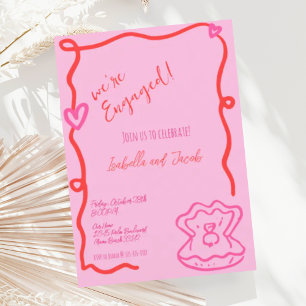 Whimsical Hand getrokken eigenzinnige golvende ver Kaart