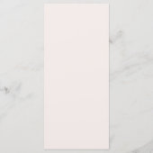 Whimsical Hand getrokken lint Menu (Achterkant)