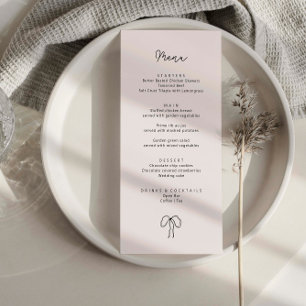 Whimsical Hand getrokken lint Menu